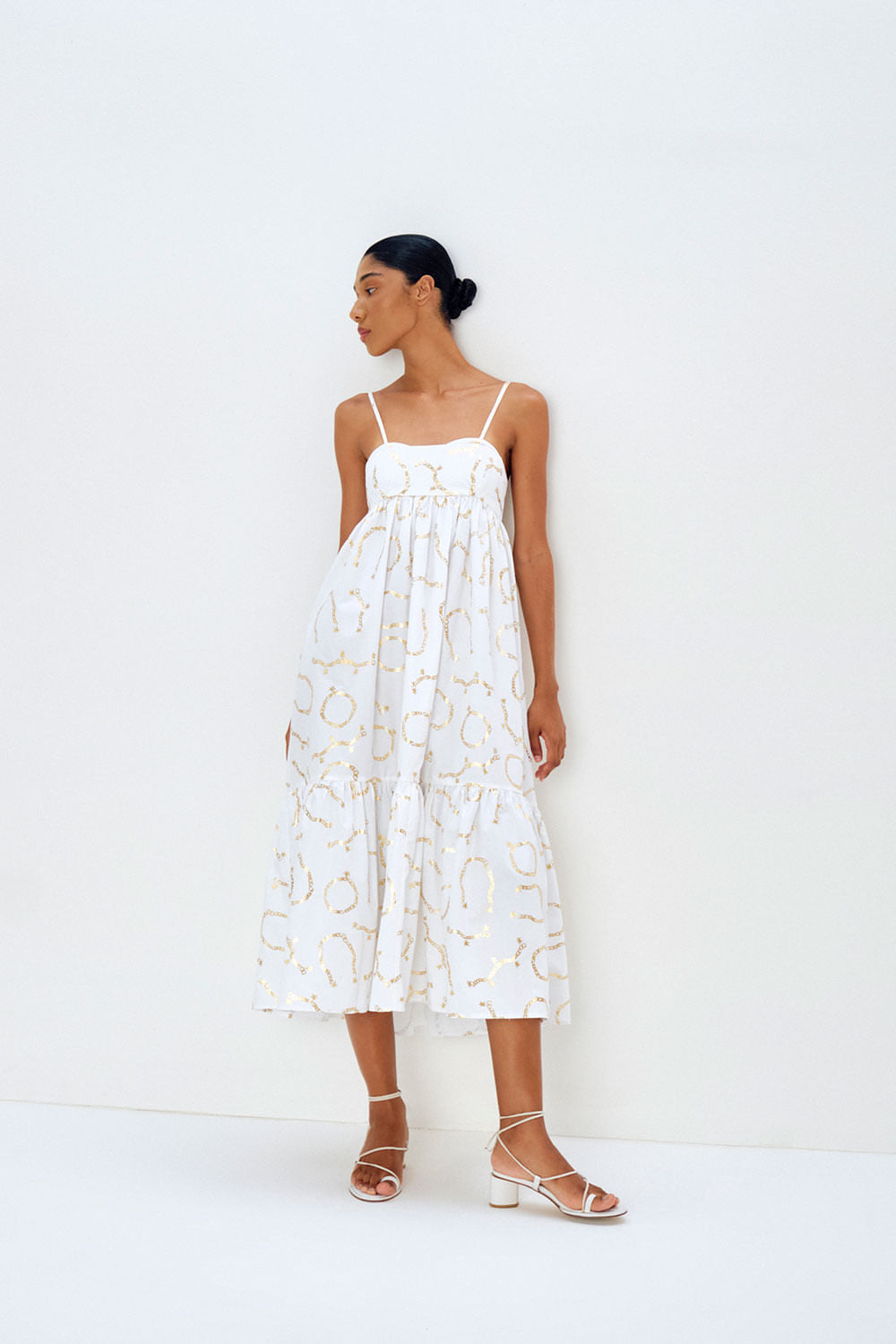 VESTIDO KARINA FOIL CORRENTES
