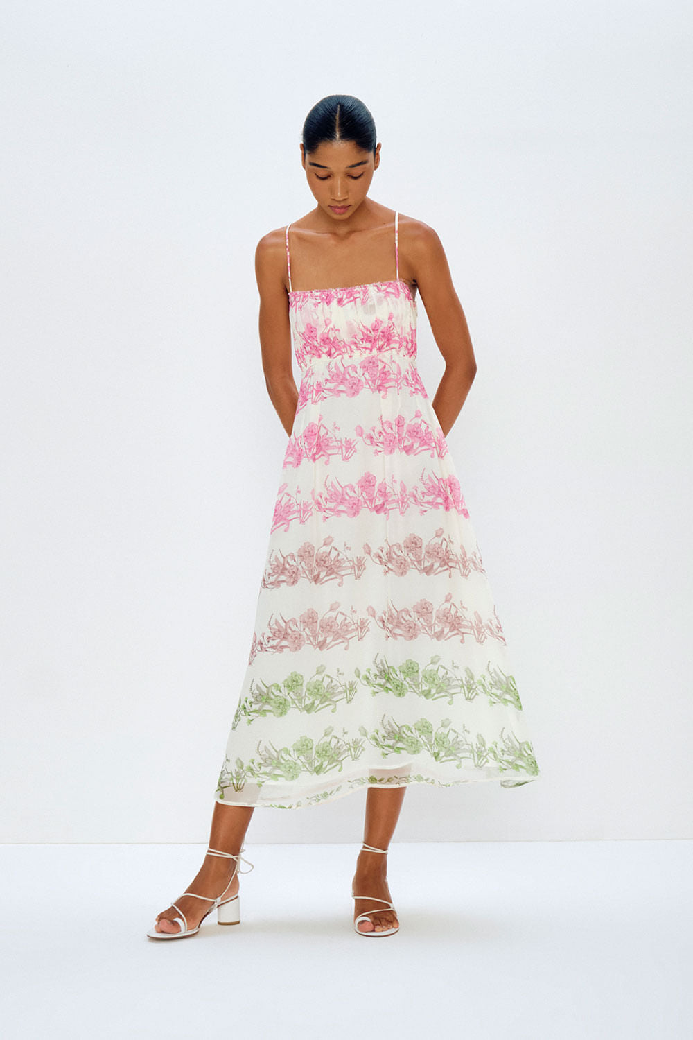 VESTIDO BELLE GARGANO ROSA