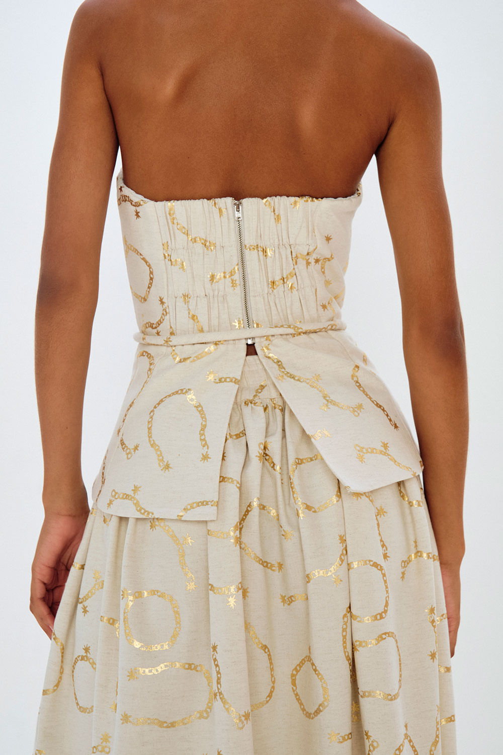 BLUSA ESCULTURA FOIL CORRENTES
