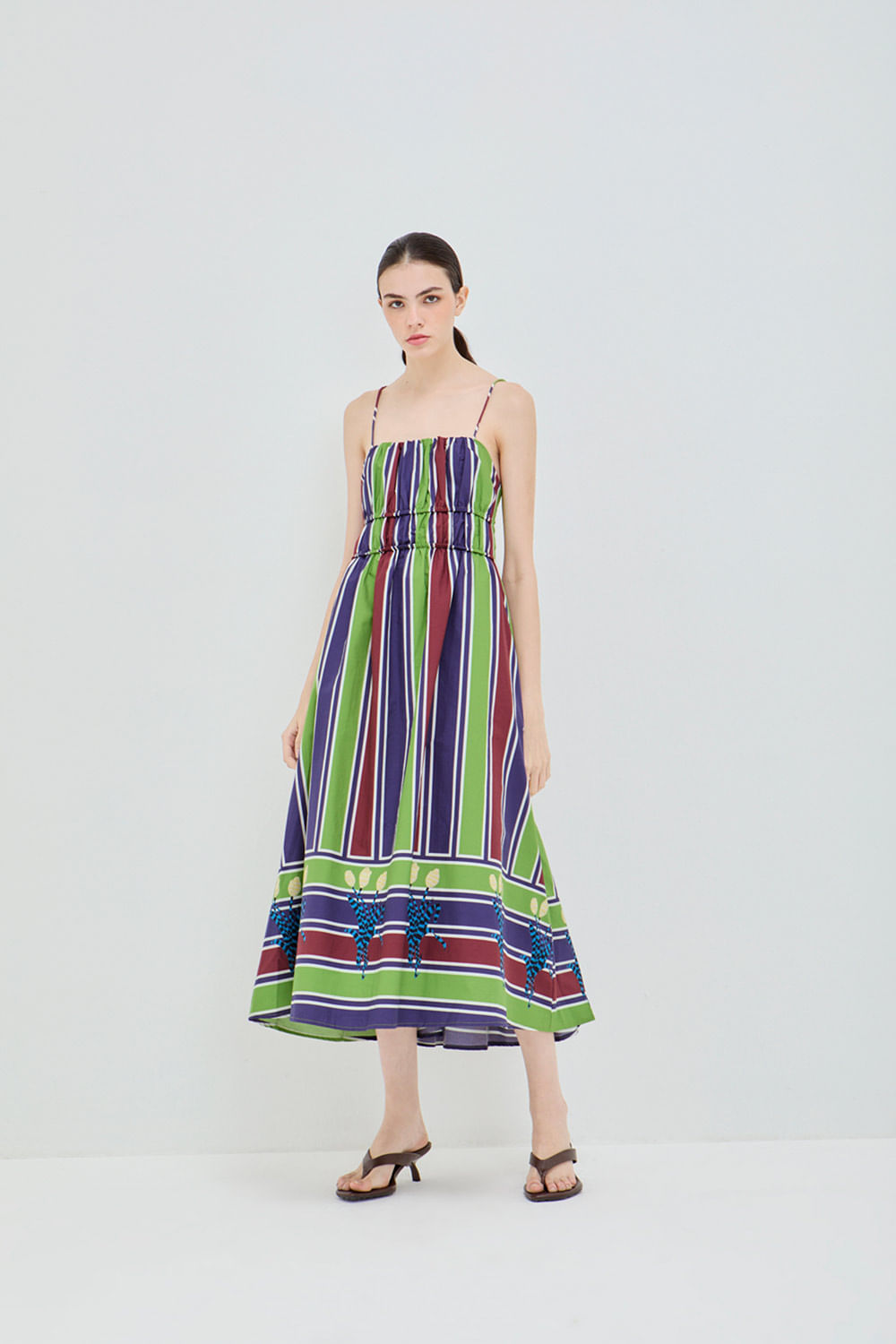 VESTIDO MARIA listra palais bahia