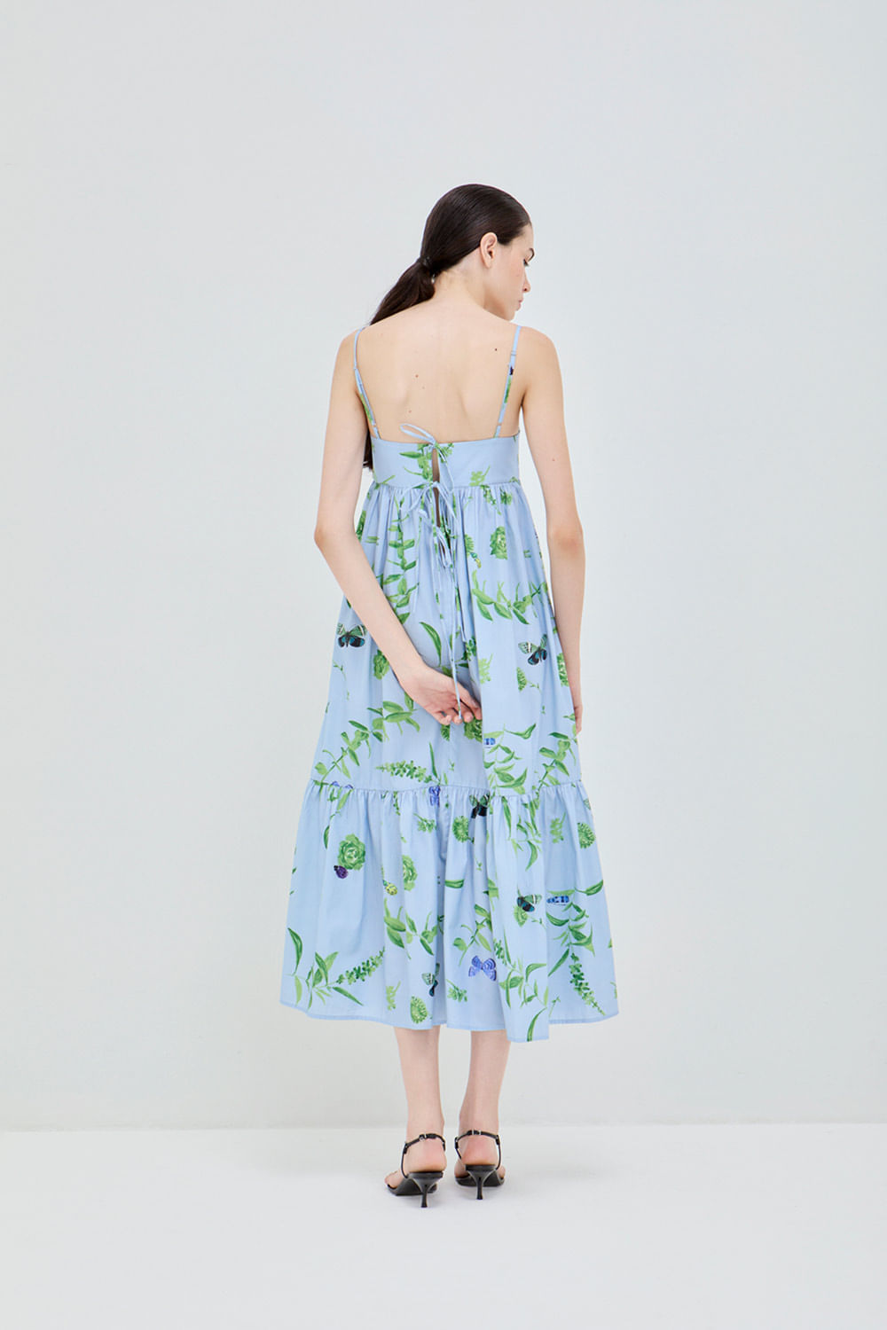 VESTIDO KARINA FLORA AZUL