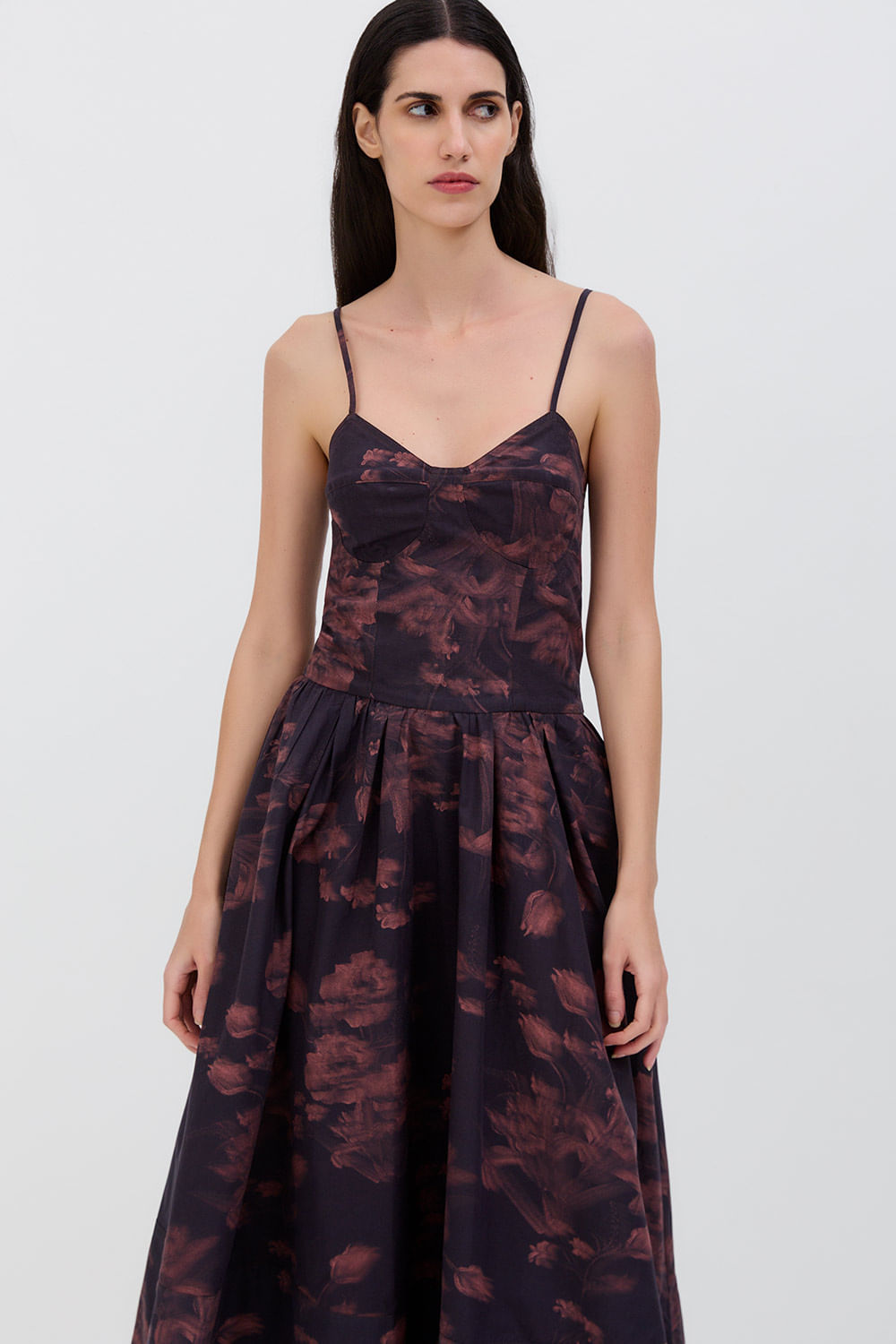VESTIDO ANGELINA FLOW PLUM