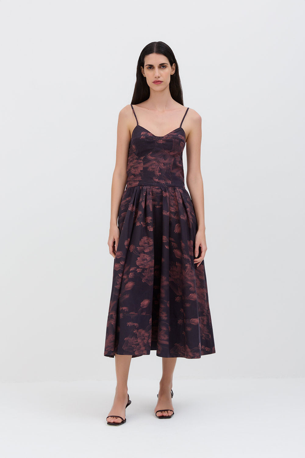 VESTIDO ANGELINA FLOW PLUM