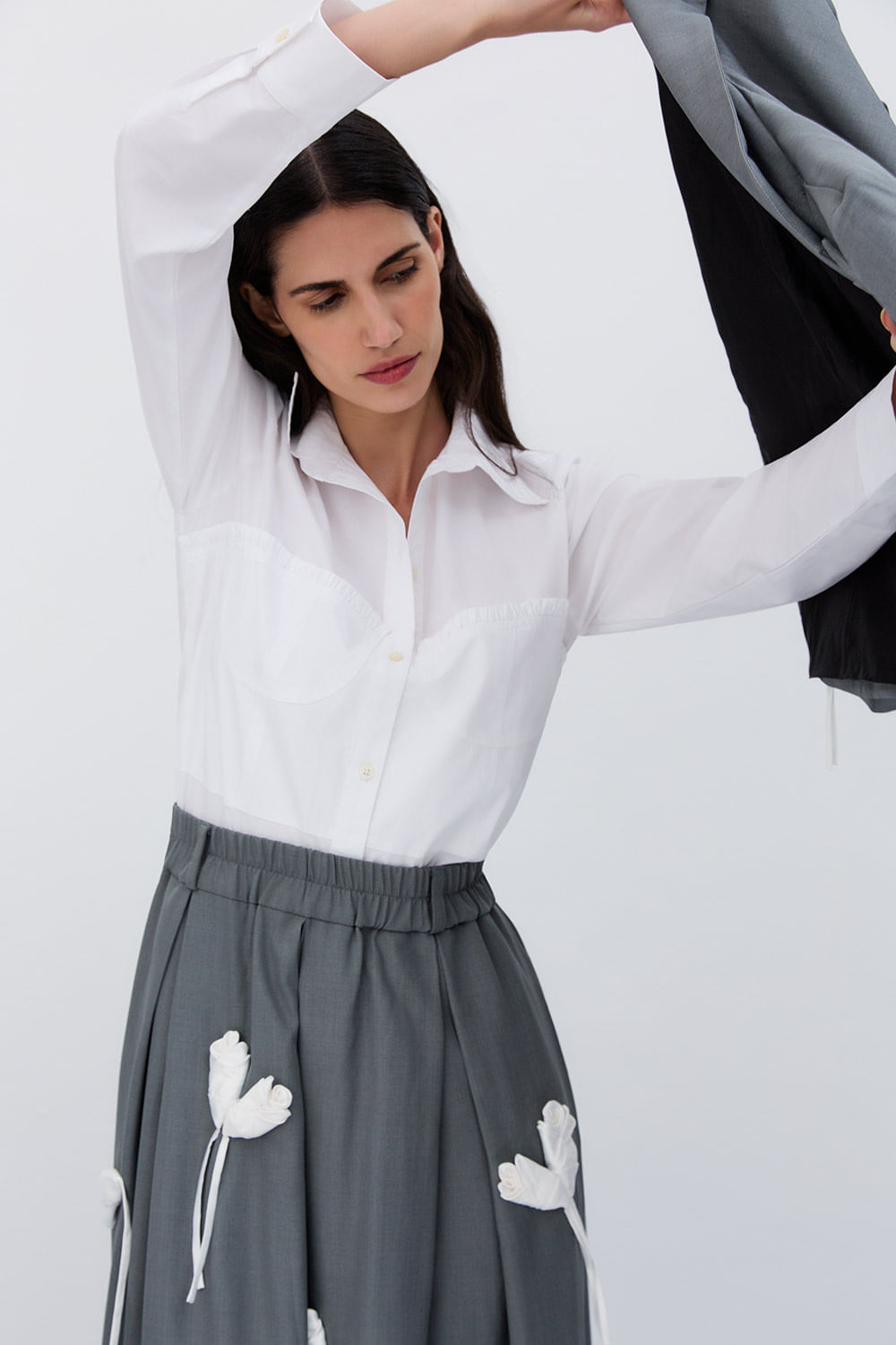 CAMISA MEIA TACA BRANCO