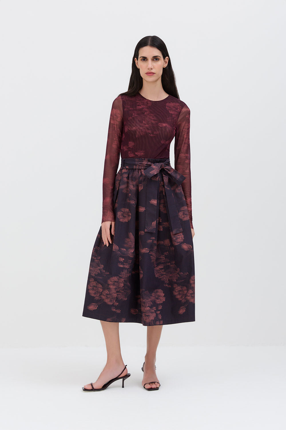 SAIA ELASTICO FAIXA FLOW PLUM