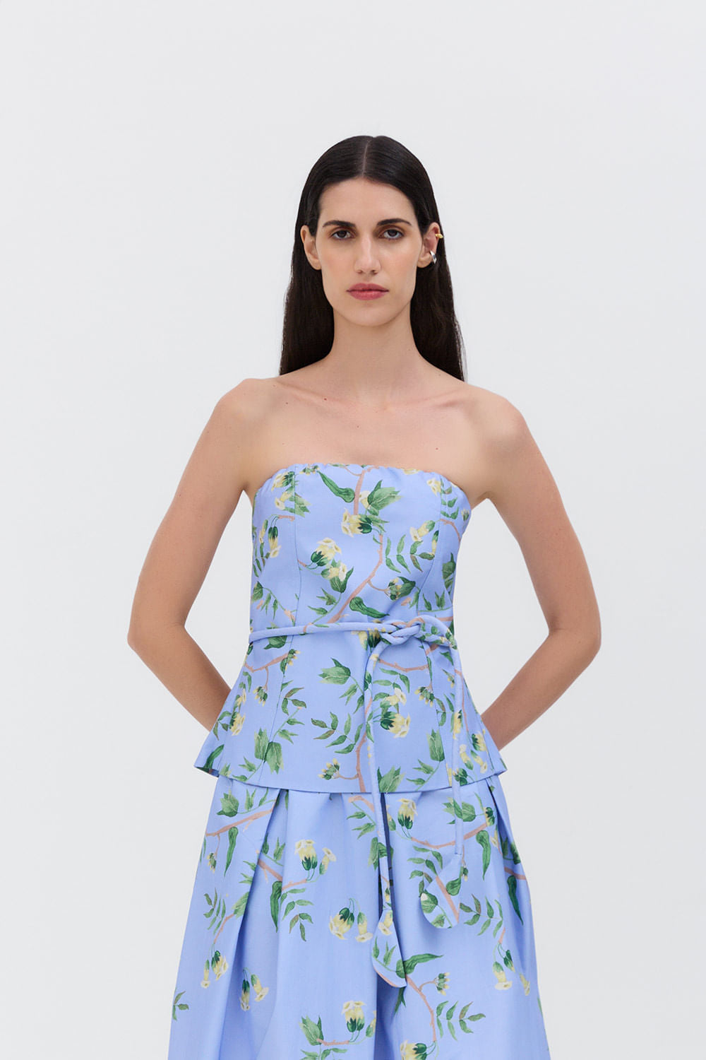BLUSA ESCULTURA ÁRVORE DEGRADE AZUL