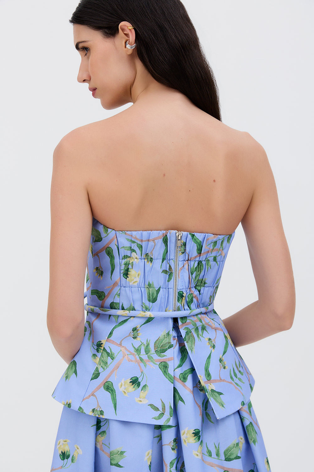 BLUSA ESCULTURA ÁRVORE DEGRADE AZUL