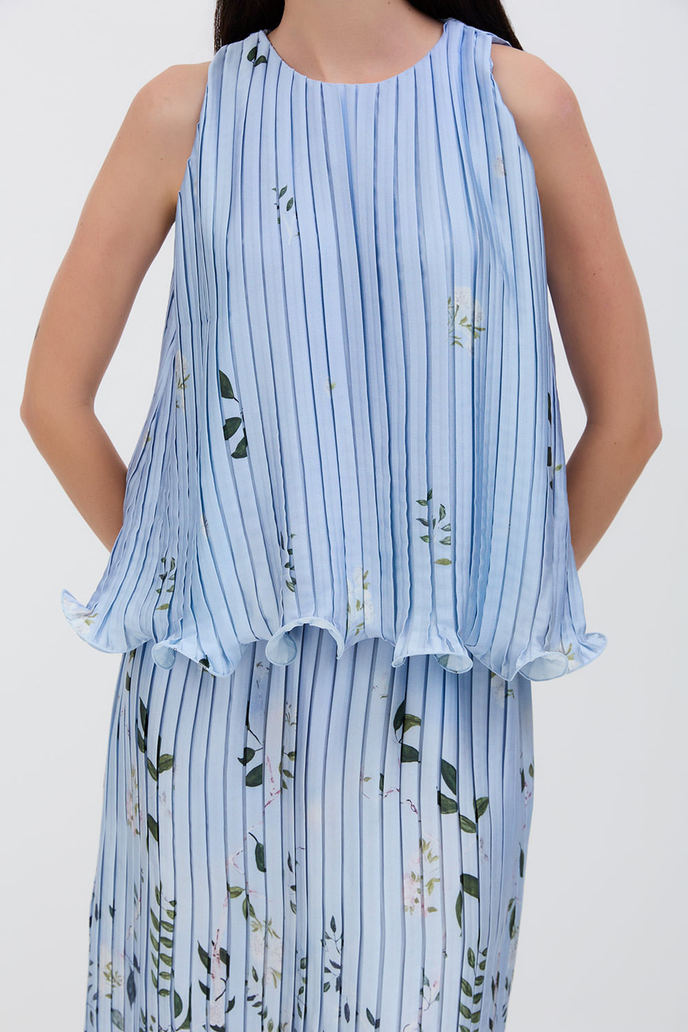 REGATA PLISSADA DAYDREAM AZUL