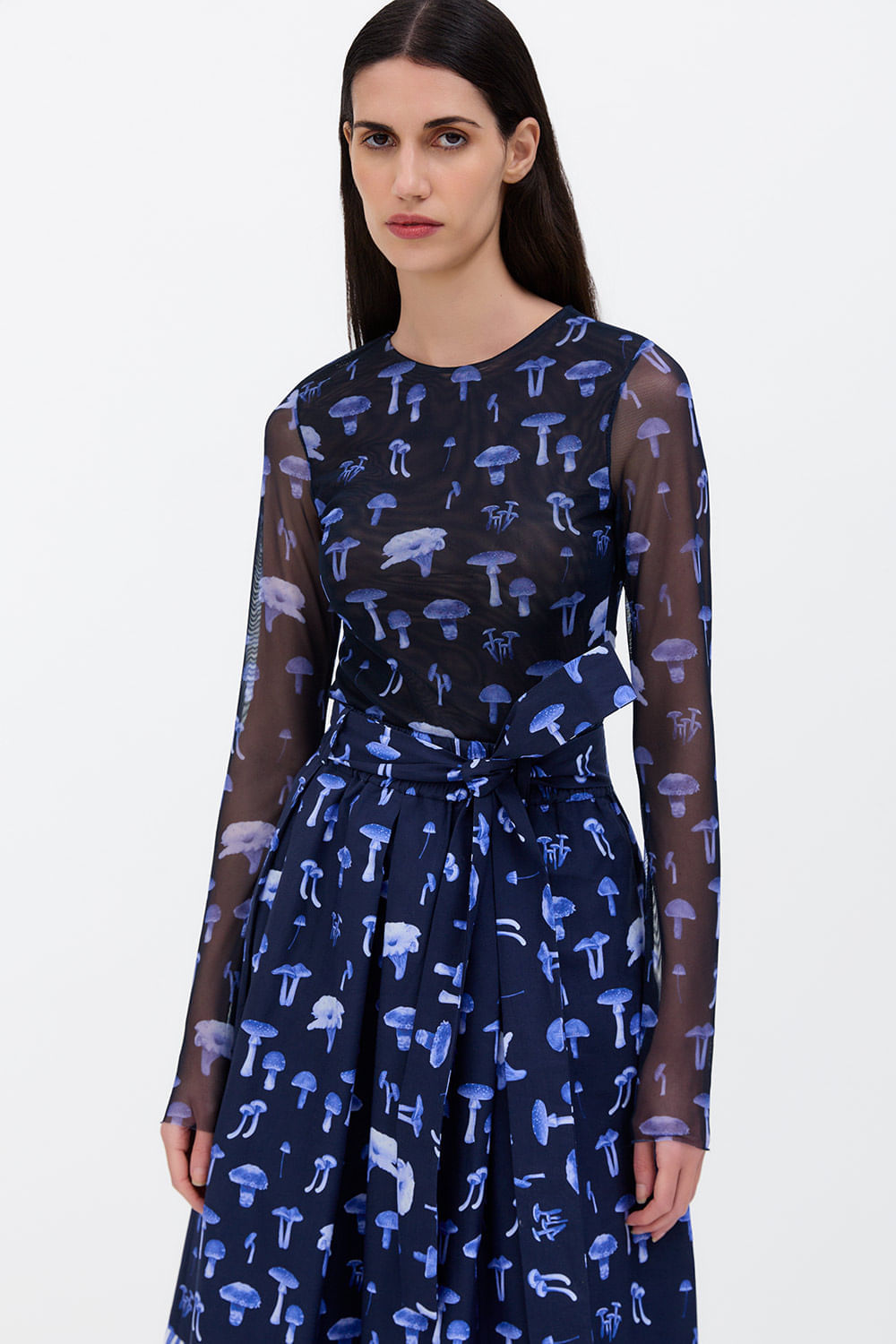 BLUSA TULE COGU AZUL