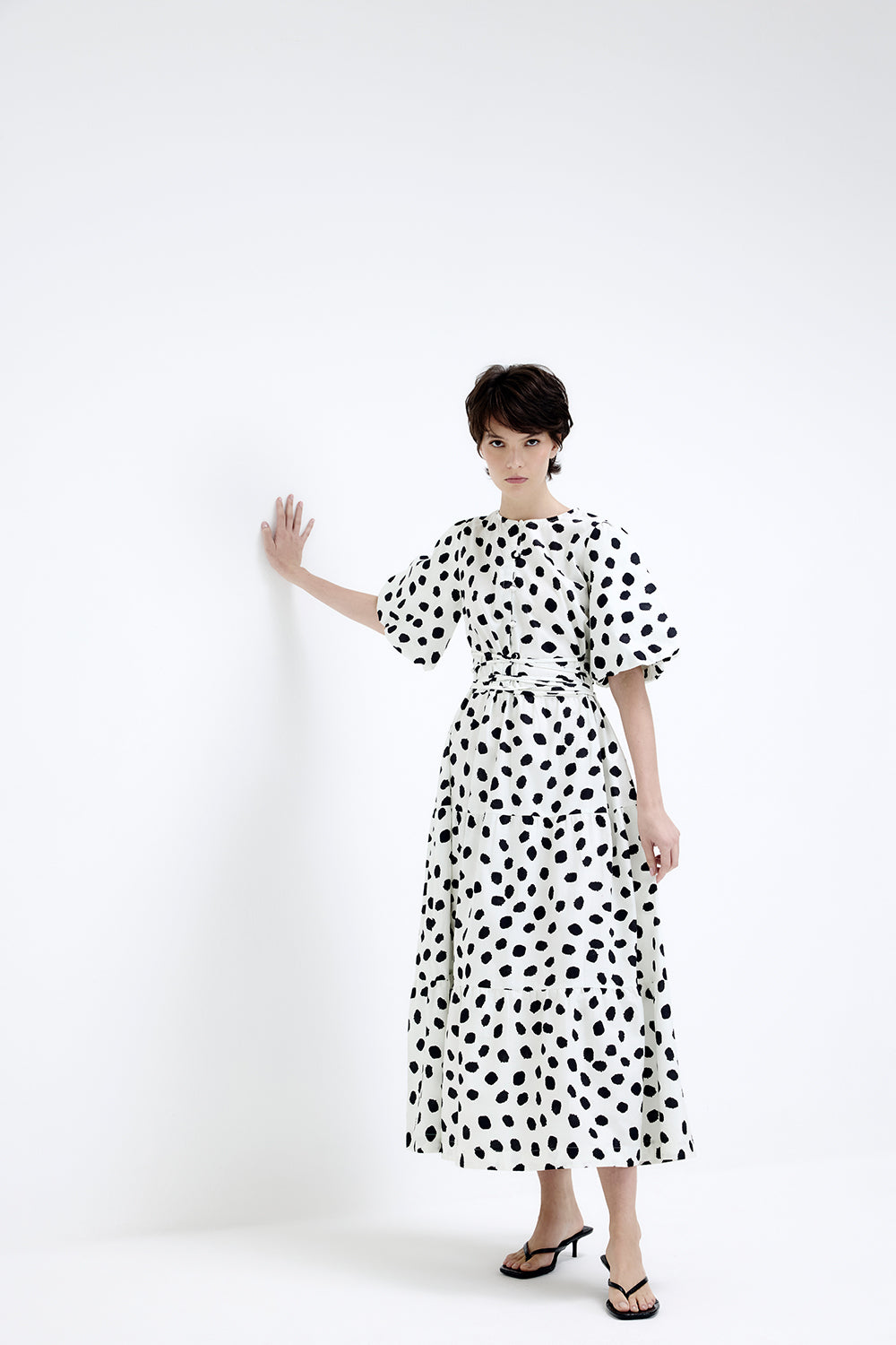 VESTIDO INÊS IKAT POÁ INVERSO