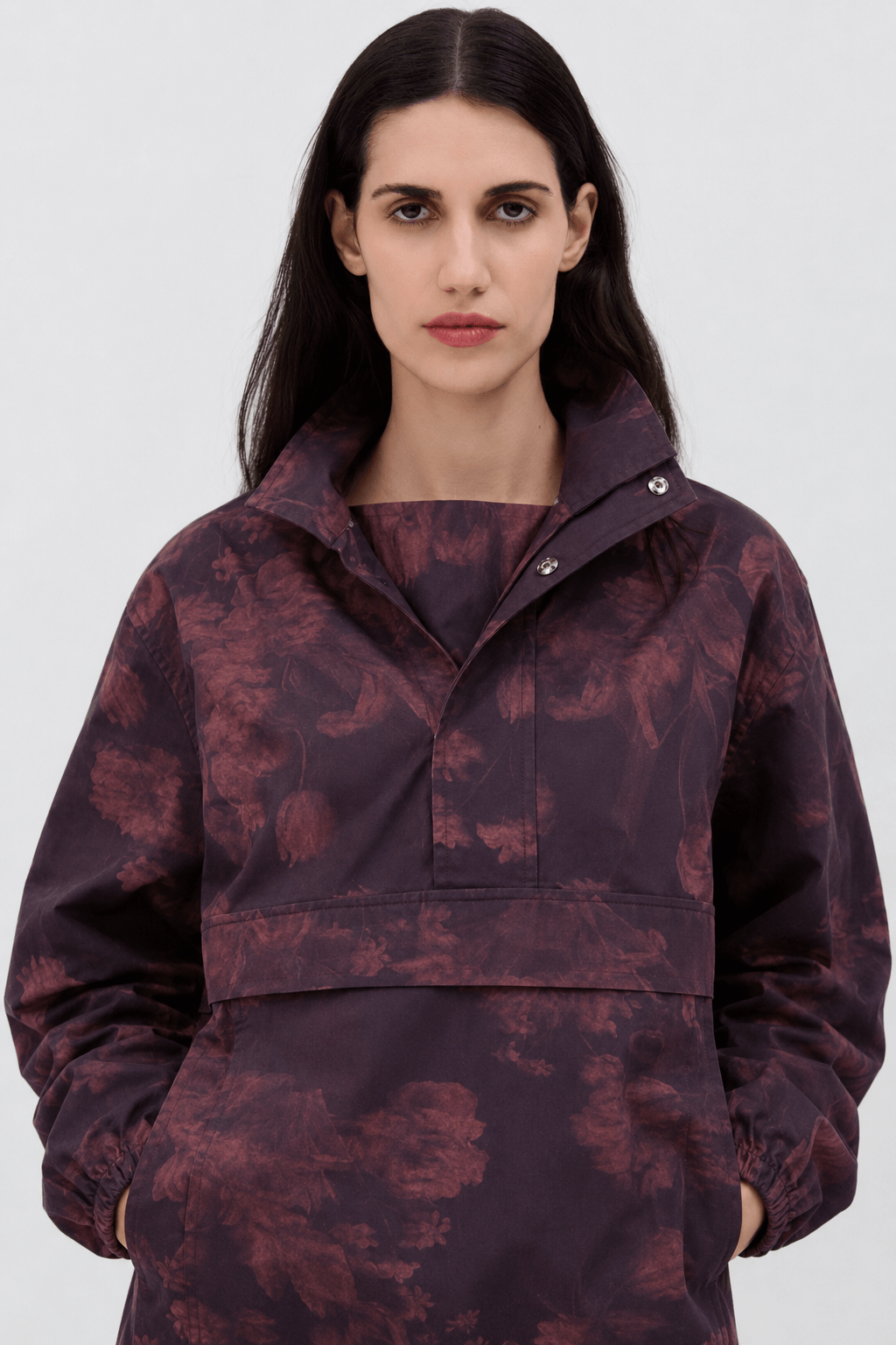 PARKA FECHADA FLOW PLUM