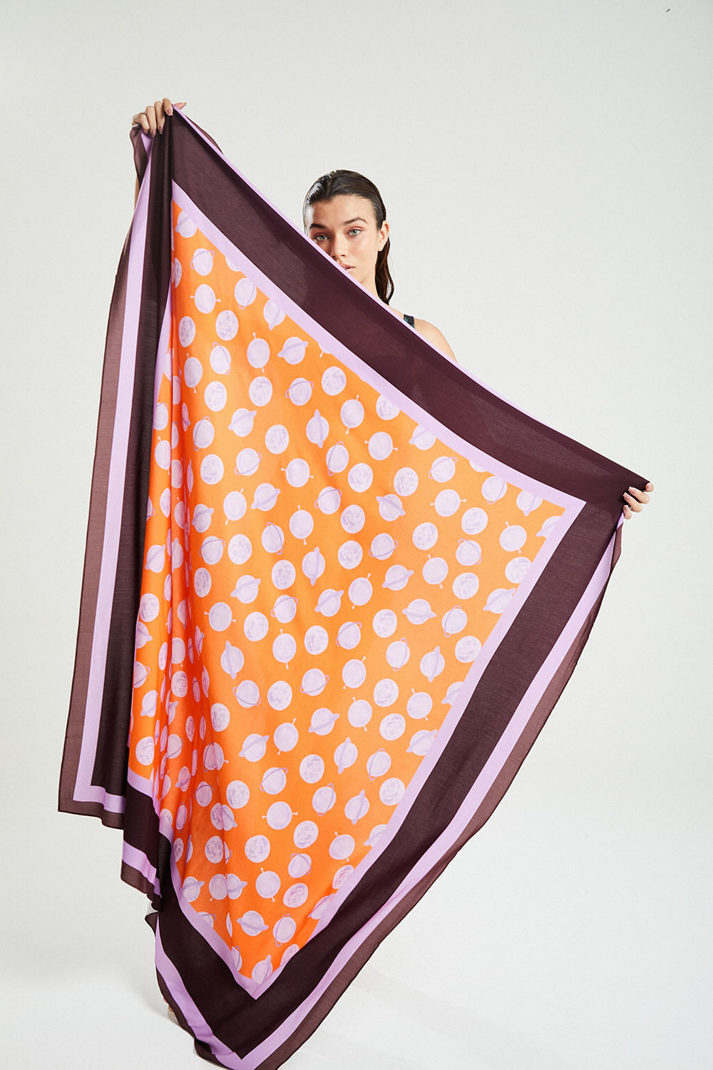 CANGA VISCOSE PLANETA LARANJA