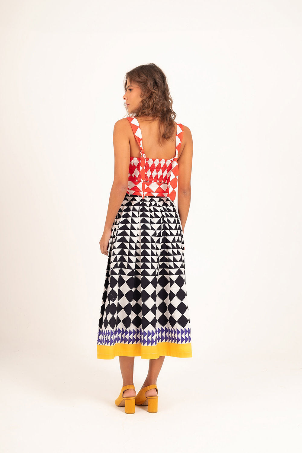 BLUSA CURTA LACO LOSANGO